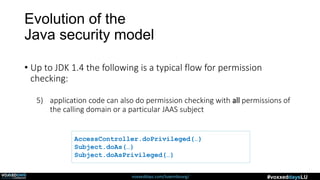 Security Architecture of the Java platform | PPTX