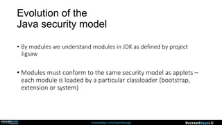 Security Architecture of the Java platform | PPTX