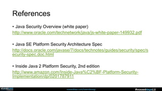 Security Architecture of the Java platform | PPTX