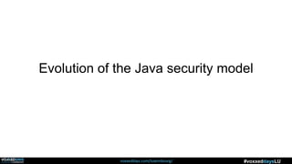 Security Architecture of the Java platform | PPTX