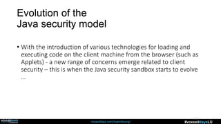 Security Architecture of the Java platform | PPTX