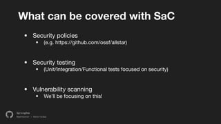 Security as Code: A DevSecOps Approach