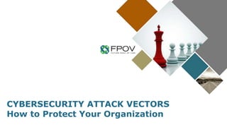 CYBERSECURITY ATTACK VECTORS
How to Protect Your Organization
 