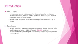Security audits & compliance | PPTX