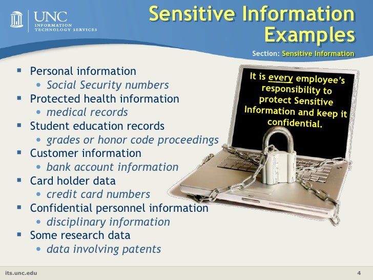 Security Awareness 9-10-09 v5 Sensitive Information