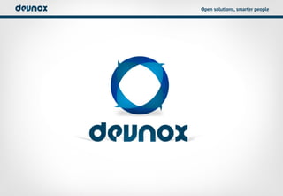 Open solutions, smarter people
 
