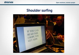 Open solutions, smarter people




Shoulder surfing
 