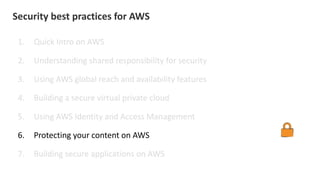 Security best practices on AWS cloud | PDF