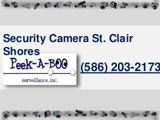 Security Camera St. Clair
Shores
(586) 203-2173
 