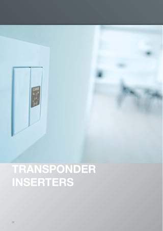 32
TRANSPONDER
INSERTERS
EN_2014_CATALOGO_SICUREZZA.indd 32 12/06/14 15:02
 