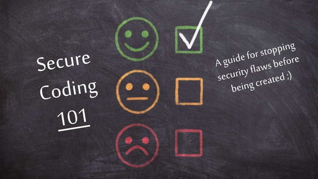 Secure Coding 101 - OWASP University of Ottawa Workshop | PPTX