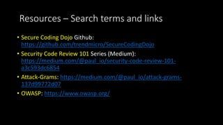 Secure Coding 101 - OWASP University of Ottawa Workshop | PPTX