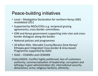 Crossborder dynamics and security in the southern Ethiopia-northern Kenya borderlands