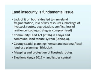 Crossborder dynamics and security in the southern Ethiopia-northern Kenya borderlands