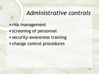 Fundamental Concepts of Data Security _Security Controls | PDF