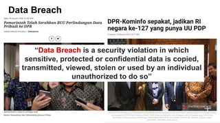 Security and Data Breach | PDF