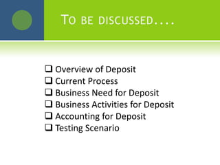 Security Deposit | PPTX
