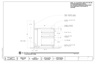 Security desk drawing | PPT