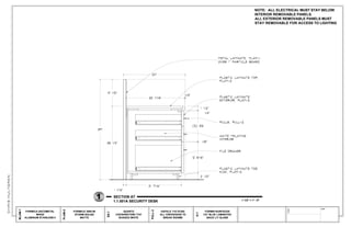 Security desk drawing | PPT