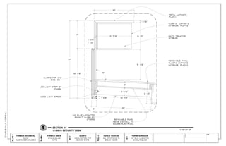 Security desk drawing | PPT