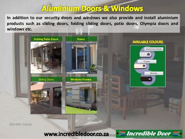 Security Door Window Products In South Africa