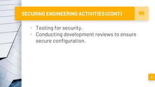 Security engineering | PPTX