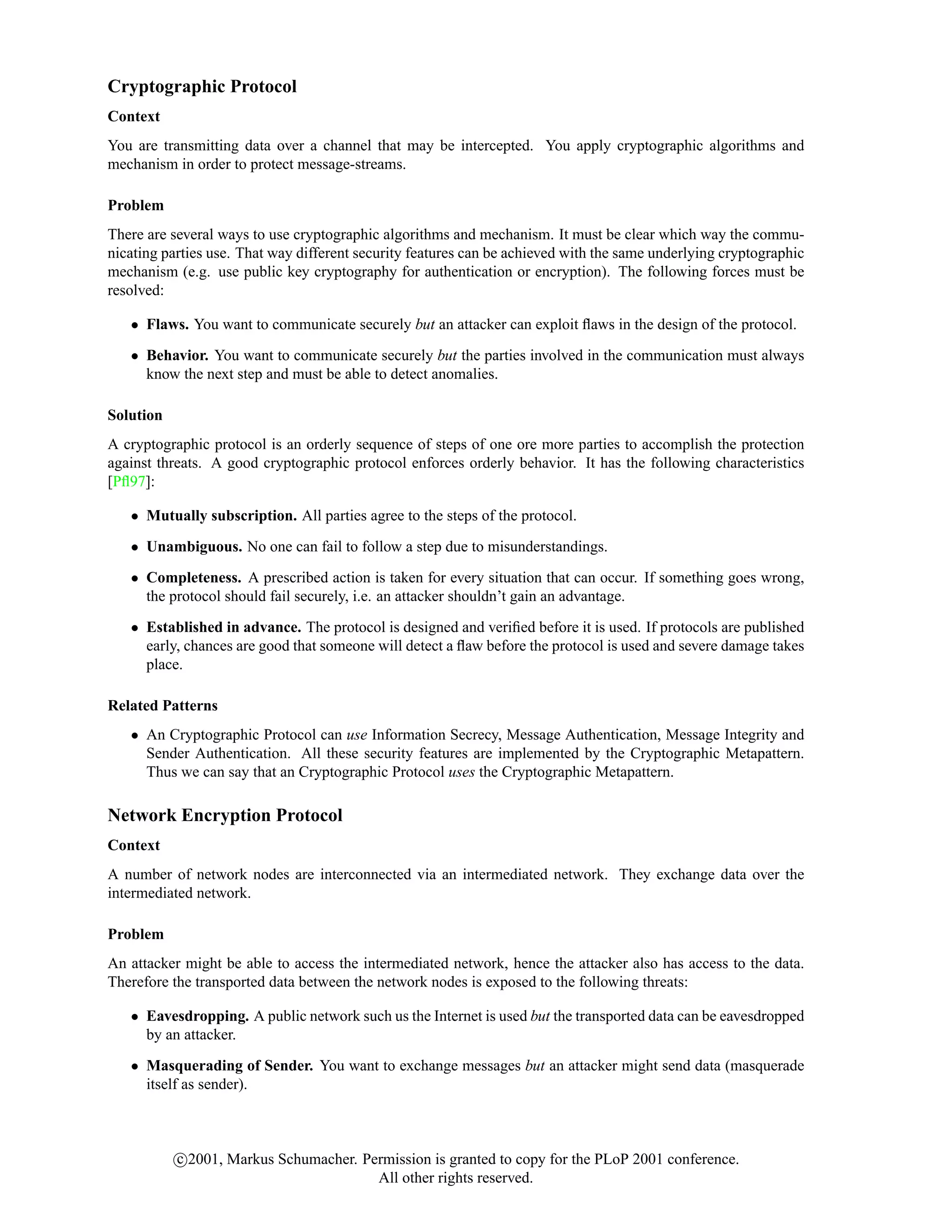 Security Engineeringwith Patterns