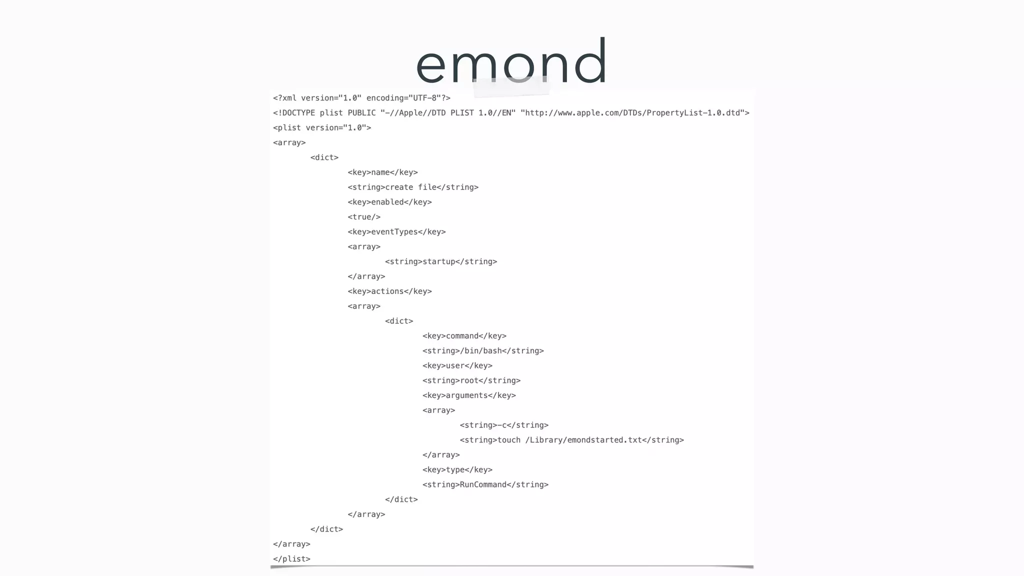 emond
 