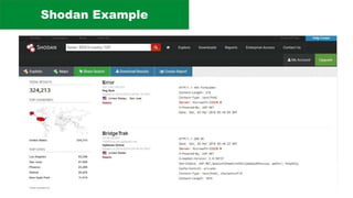 Shodan Example
 