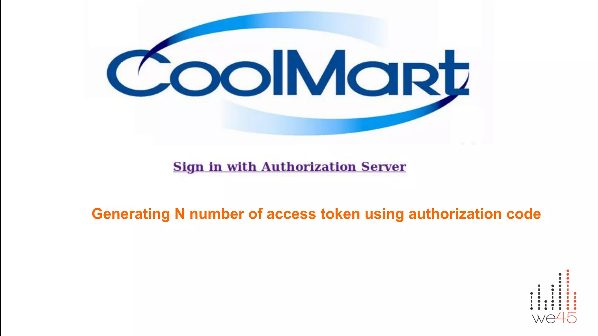 Generating N number of access token using authorization code
 