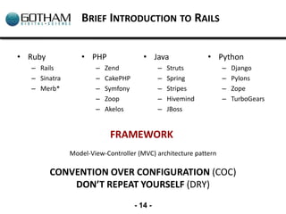 Security Goodness with Ruby on Rails | PDF