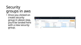 Creating Security groups in aws cloud.pptx