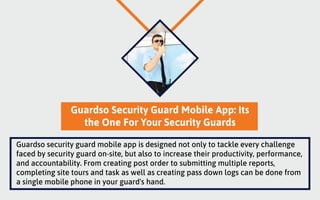 Security guard mobile app | PPT