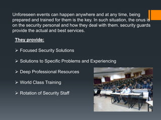 Security Guard Services in Pune PPT Federal Security.pptx