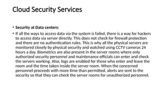 Security Challenges in Cloud Computing and Solutions | PPTX