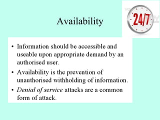 Availability
 