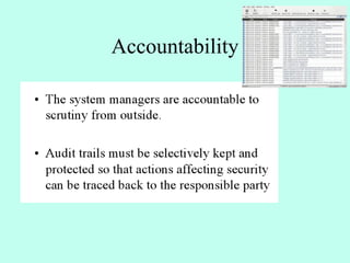 Accountability
 