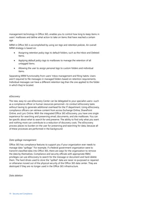 Security and Compliance In Microsoft Office 365 Whitepaper | DOCX