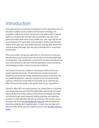 Security and Compliance In Microsoft Office 365 Whitepaper | DOCX