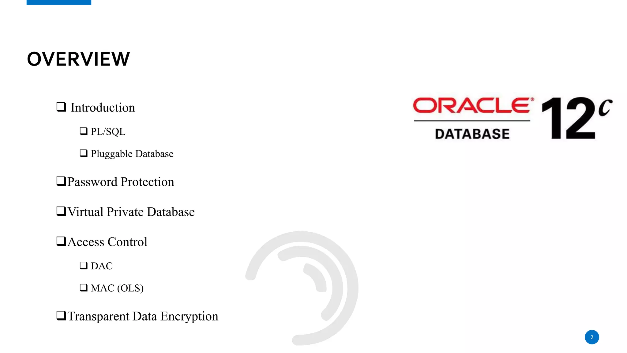 Security in Oracle Database | PPTX