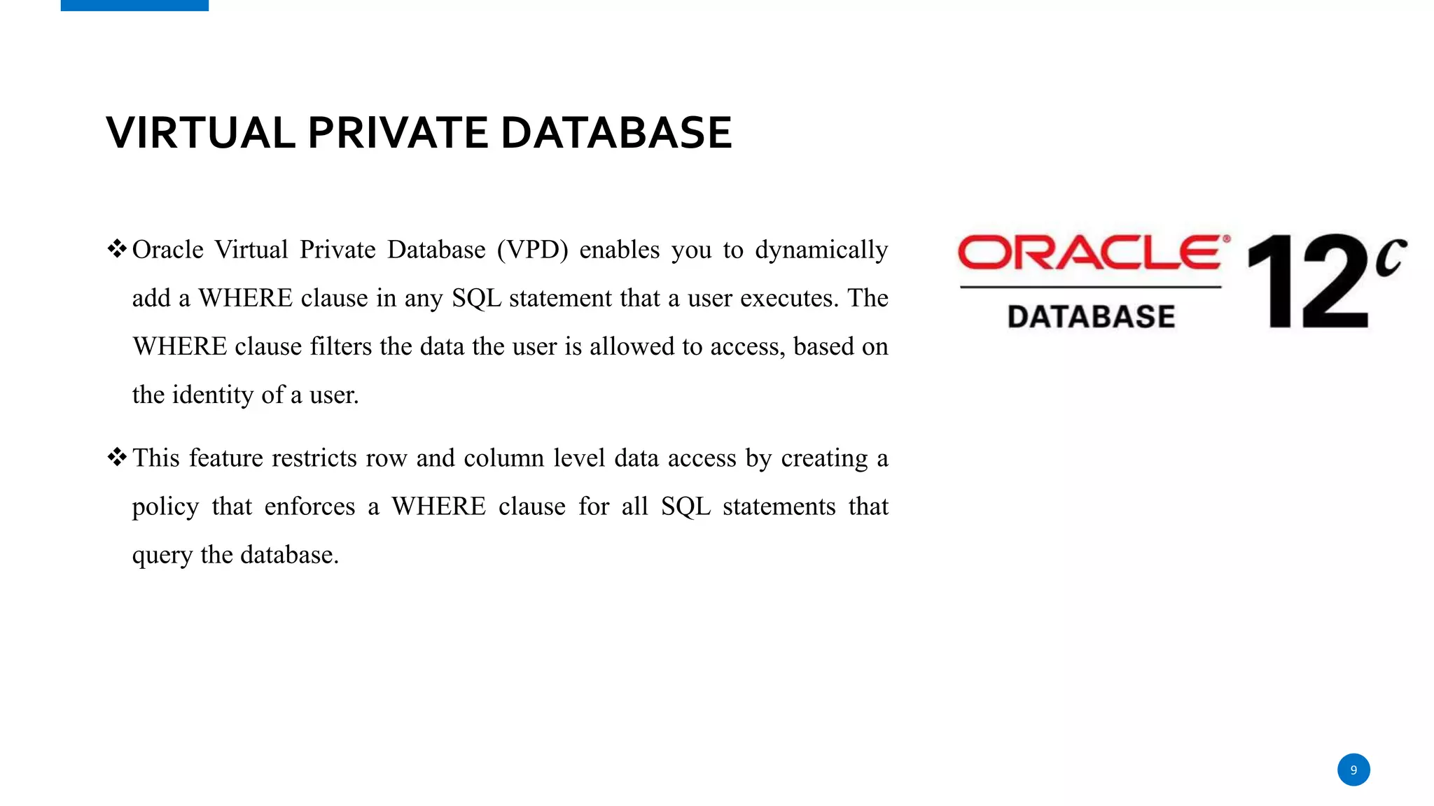 Security in Oracle Database | PPTX