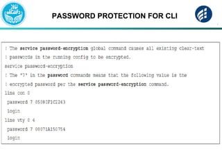 Basic Security in Routing and Switching | PPT