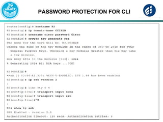Basic Security in Routing and Switching | PPT
