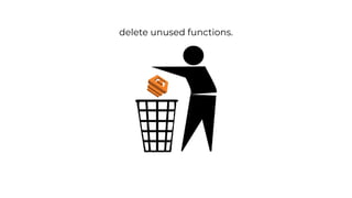 delete unused functions.
 