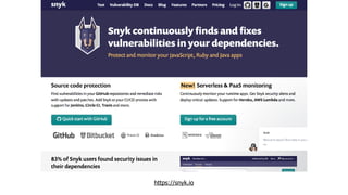 https://snyk.io
 