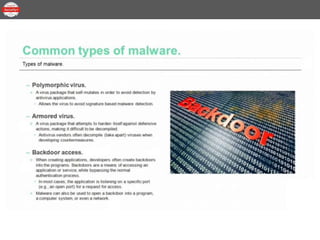 Security+ Lesson 01 Topic 17 - Types of Malware.pptx