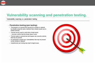 Security+ Lesson 01 Topic 24 - Vulnerability Scanning vs Pen Testing.pptx