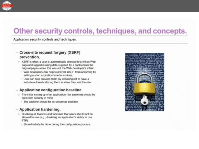 Security+ Lesson 01 Topic 25 - Application Security Controls and ...
