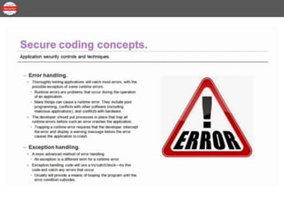 Security+ Lesson 01 Topic 25 - Application Security Controls and Techniques.pptx