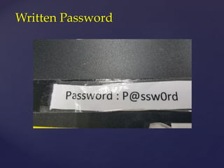 Written Password
 